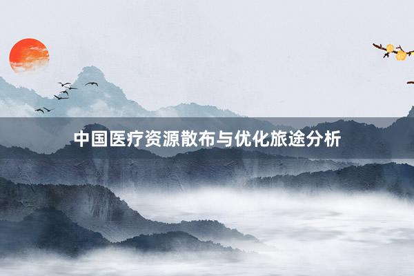 中国医疗资源散布与优化旅途分析